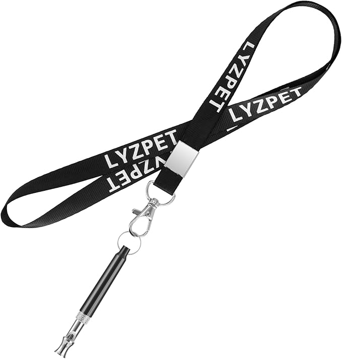 Dog Whistle, Dog Whistle to Stop Barking Neighbors Dog, Adjustable Ultrasonic Silent Training Device, Black-PurrikoPets