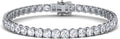 0.50-15 Carat Lab Grown Classic Diamond Tennis Bracelet 4 Prong Setting Luxury Collection (F-G Color, SI Clarity) Length- 7 Inch