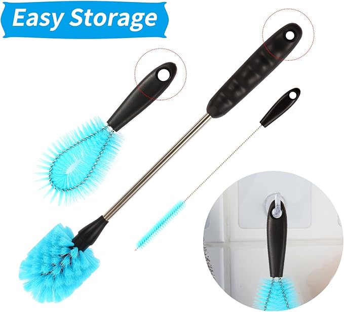 11 in 1 Fish Tank Aquarium Cleaning Brush Kit,Aquarium brushSutiable for Acrylic Fish Tank, and Plastic Fish Tank,Glass Fish Tank,Non Rusting,Fish Tank Cleaning Tools-PurrikoPets