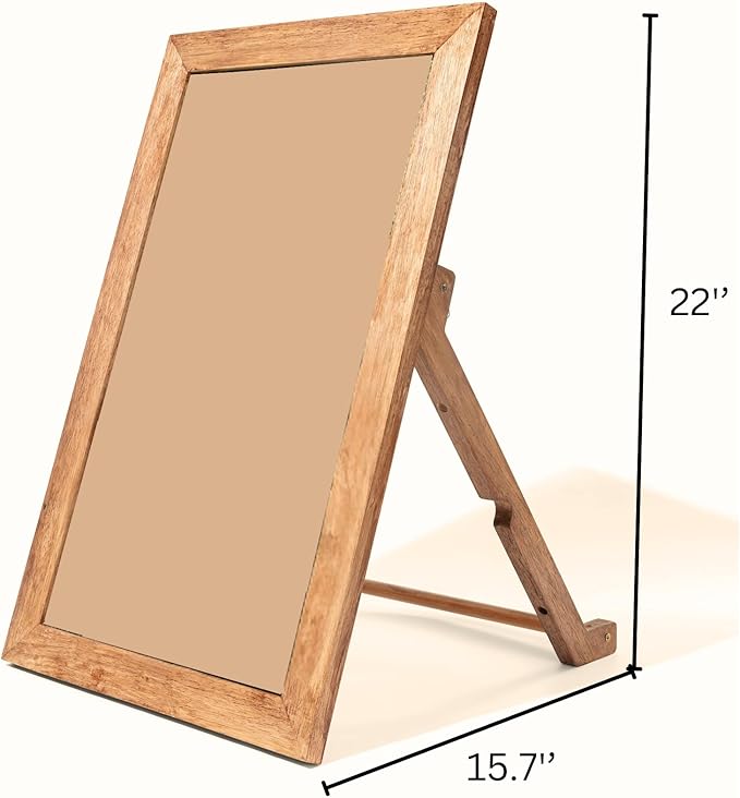 Adjustable Wooden Frame with Stand (Frame ONLY) - Perfect Pairing for Furrther Scratching Mat - Frame Dimensions: 23.6"X15" - Supported Inclinations: 30°, 70°, 180°-PurrikoPets