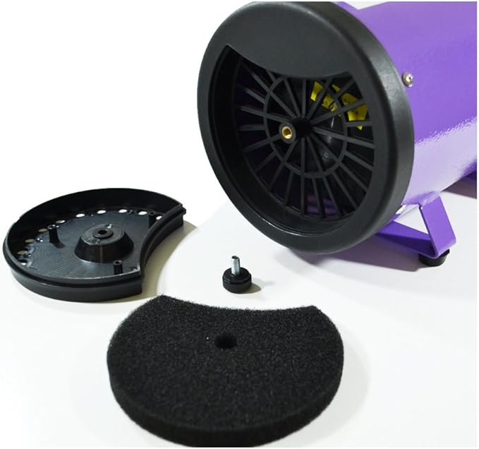 Flying Pig High Velocity Dog Pet Grooming Dryer w/Heater (Model: Flying One, Purple)-PurrikoPets