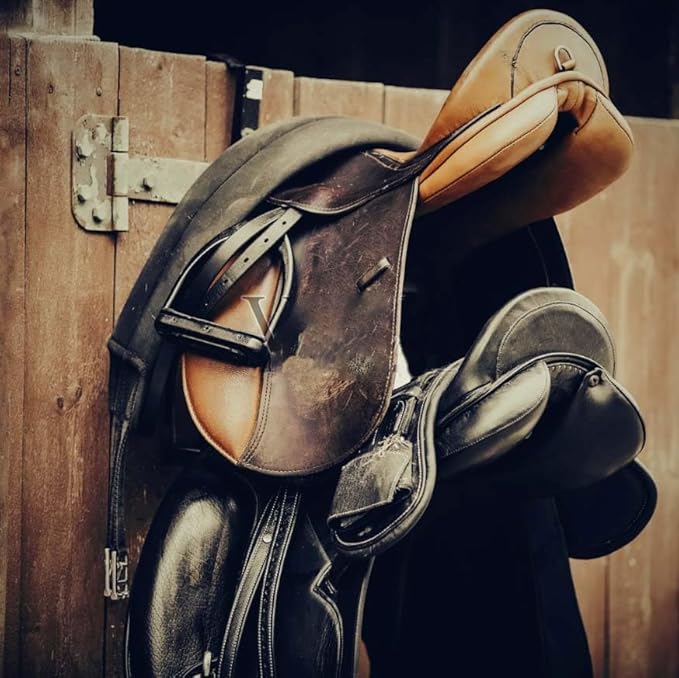 4 Pack Saddle Rack with Pad Bar,Heavy Duty Wall Mounted Saddle Stand Saddle Pad Rack for English Western Saddles Horses Blanket,Black-PurrikoPets