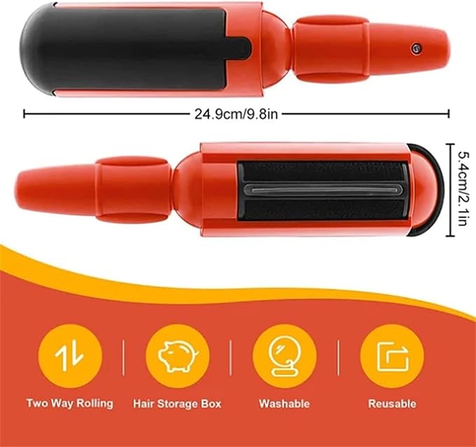 2023 New Pet Hair Remover Roller - Reusable and Washable for Dog/Cat Fur - Best for Couch and Furniture (C-2PCS)-PurrikoPets
