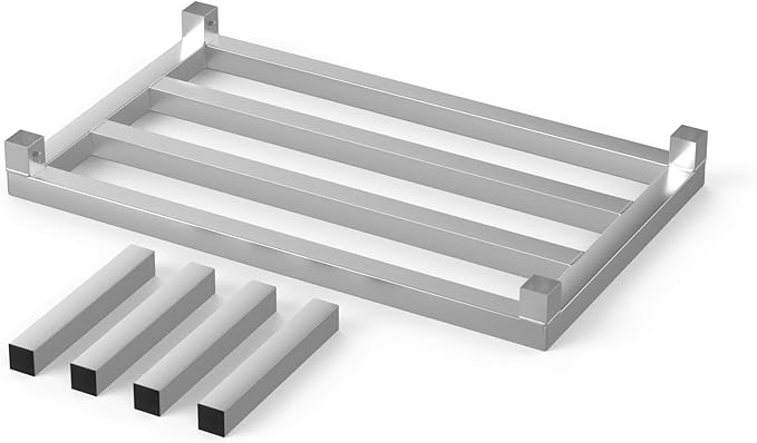 18 in X 30 in. Aquarium Stand | Industrial Style Aluminum Fish Tank Base with Open Frame Design-PurrikoPets