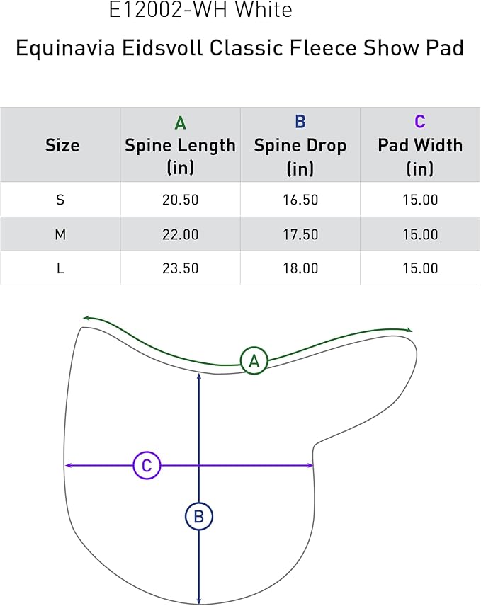 Equinavia Eidsvoll Close Contact English Saddle Pad | Horse Saddle Pad with Shock Absorbing Fleece Top | Hook & Loop Billet Straps, Secure Fit | Breathable for All Riding Styles-PurrikoPets