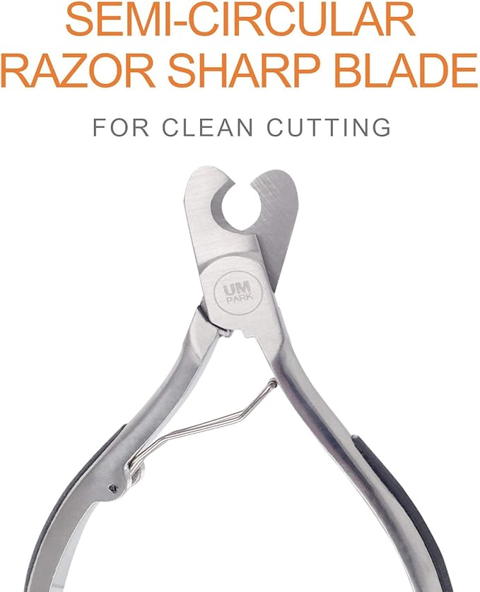 Dog Nail Clipper | Pet Cat Claw Trimmer -Sharp Angled Stainless Steel Blade for Quick Safety -Sturdy Non-Slip Handle -Nail File & Set Box -Professional Tools for Large & Small Pet-PurrikoPets