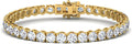 0.50-15 Carat Lab Grown Classic Diamond Tennis Bracelet 4 Prong Setting Luxury Collection (F-G Color, SI Clarity) Length- 7 Inch