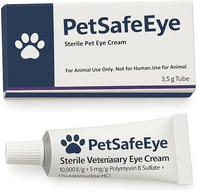 Eye Health Cream for Cats, Dogs, Pets, Cattle, Sheep, Horse, Bird 1/8 oz /3.5gr - 1Pcs-PurrikoPets