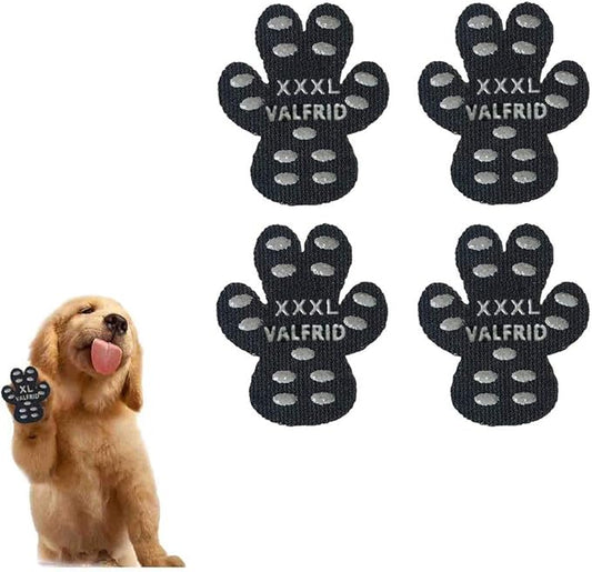 Dog Paw Protector Anti-Slip Grips to Keeps Dogs from Slipping On Hardwood Floors,Disposable Self Adhesive Resistant Dog Shoes Booties Socks Replacemen XXXL 24 Pieces-PurrikoPets
