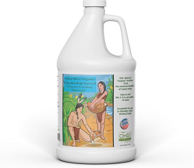 Fish Plus Kelp Seaweed 128 oz. Concentrate-PurrikoPets