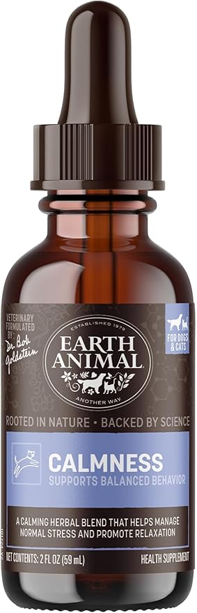 Earth Animal Herbal Remedies | Calmness | 2 fl oz-PurrikoPets