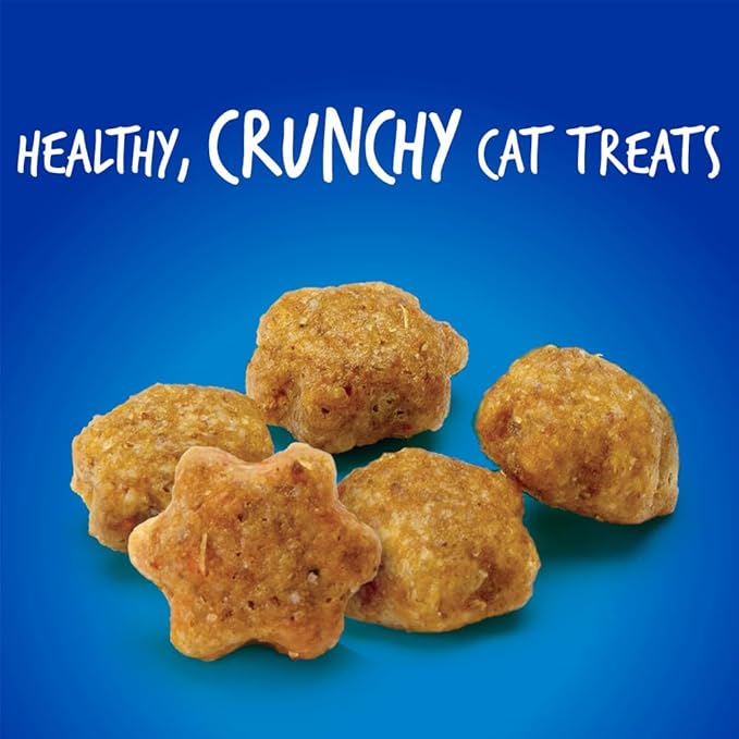 Fruitables Cat Treats Crunchy Cat Treats Packed with Protein Healthy Low Calorie Free of Wheat, Corn and Soy Made with Real Chicken and Blueberry 30 Ounces-PurrikoPets