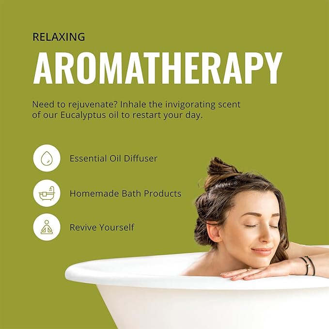 Eucalyptus Essential Oil 16 oz (473 ml) for Diffusers, Home Care, Candles, Aromatherapy, Candle Making-PurrikoPets