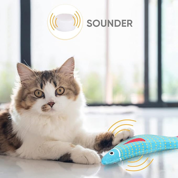 4Pcs Catnip Toy, Plush Cat Toys with Jingly Bell, Bite Resistant Chew Toys, Catnip Filled Cartoon Cat Teething Chew Toy for All Cats-PurrikoPets