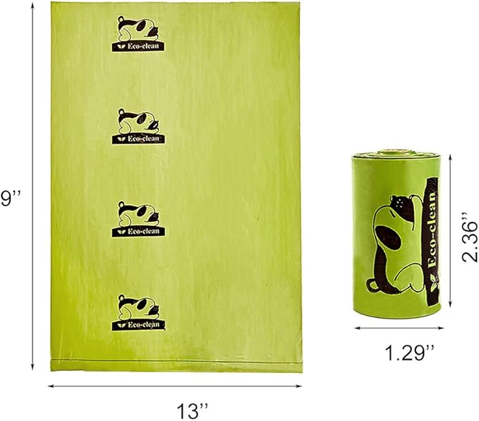 Dog Poop Bags, 60 Rolls / 900 Count Dog Waste Bags with Dispenser and Leash Clip, Unscented, Extra Thick and Strong Poop Bags for Dogs-PurrikoPets