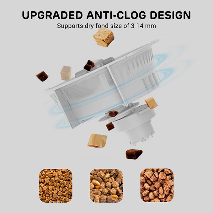 FW54 5G/2.4GHz WiFi Automatic Feeder and Waterer 2-in-1 Set for Pets, 300 oz Large Capacity for 2 Weeks, Perfect for Working Parents-PurrikoPets