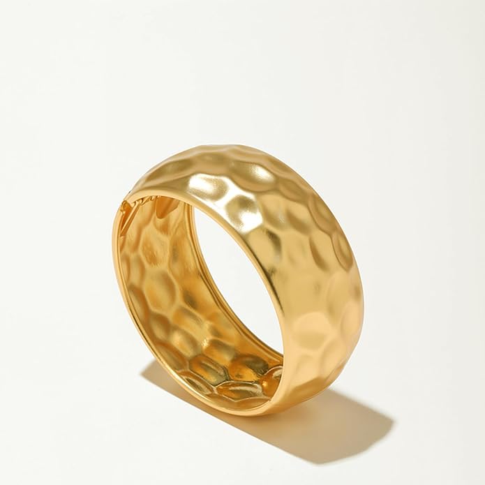 YMBYCM Chunky Bangle Bracelets for Women Trendy Wide Chunky Cuff Bracelets Wrap Bracelet