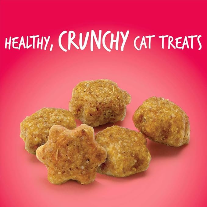 Fruitables Cat Treats Crunchy Salmon & Cranberry Cat Treats Healthy Low Calorie, High Protein Wheat, Corn & Soy Free 30 Ounces-PurrikoPets