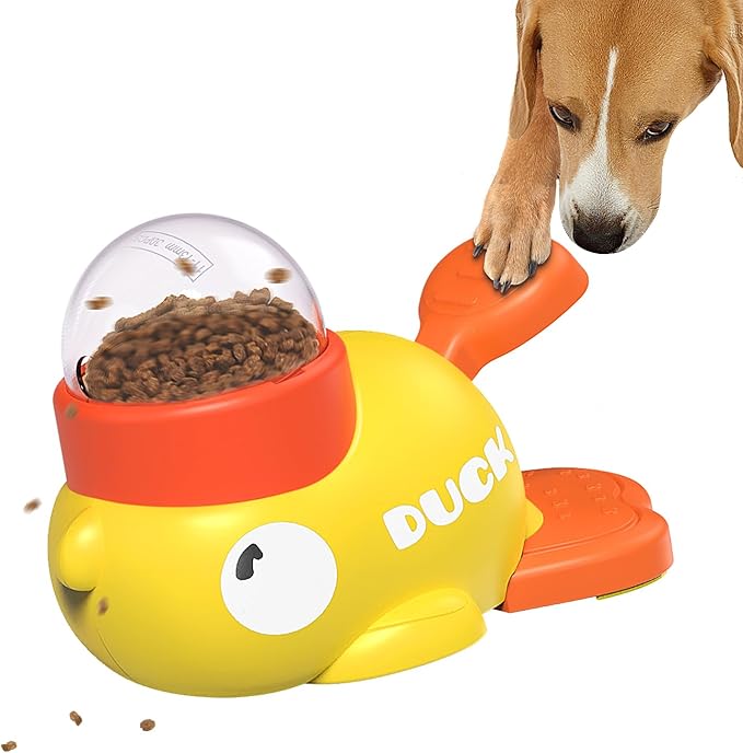 Dog Interactive Treat Dispenser Toy, Food Puzzle Slow Feeder-PurrikoPets