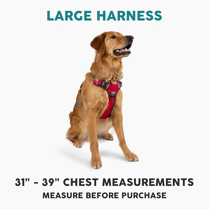 Embark Adventure Dog Harness, Reflective Trim No Pull Dog Harnesses for Small Sized Dogs - Military Grade Nylon, Front Clip with Gel Lined Handle. Soft & Padded Puppy-PurrikoPets