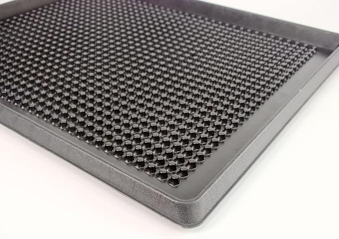 Dog Grass Pad with Tray 25"X20" - Portable Dog Litter Box for Balcony/Patio, Indoor/Outdoor Artificial Turf Pet Potty for Puppy Training, with Washable Pee Pad and Fake Grass Mat-PurrikoPets