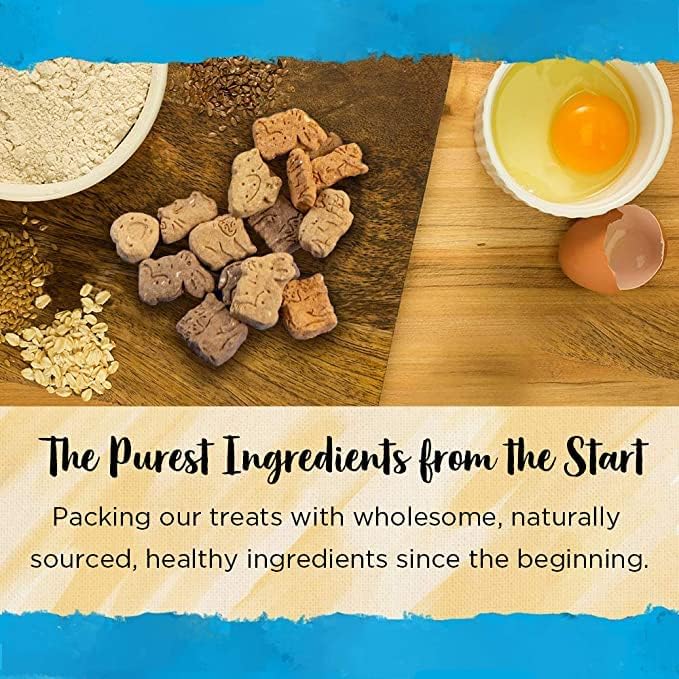 Blue Dog Bakery Natural Dog Treats, Mini Crunch, Assorted Flavors, 16.2oz, 3 Count-PurrikoPets