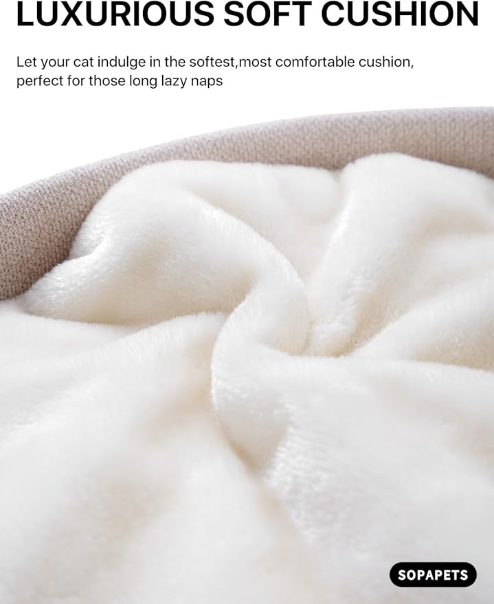 Extra Large Cat Tree for Maine Coon,65 Inches Tall Cat Tree Tower for Indoor Cats Large Adult 20 lbs,XXL Heavy Duty Luxury Sturdy Cat House with Big Hammock,Sisal Scratching Post,Condo-PurrikoPets