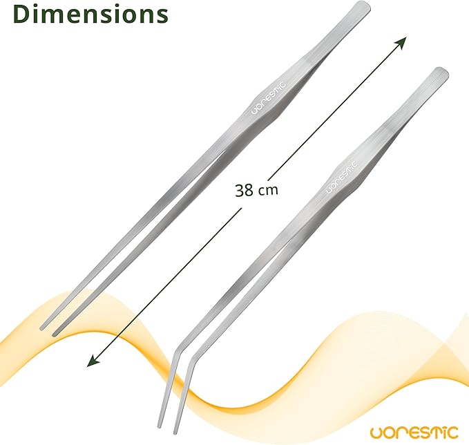 6Pcs Aquascape Tools, Terrarium Tools, Aquarium Kit with Stainless Steel Aquarium Tweezers Extra Long, Aquarium Scissors, Algae Scraper, and Spatula - Aquascaping Tools Set for Maintenance-PurrikoPets