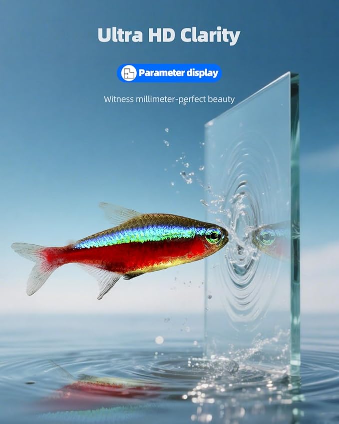 5 Gallon Clear Glass Fish Tank, Easy to Maintain Small Aquariumfor Betta, Goldfish, Snail,Shrimp and Aquatic Planting-PurrikoPets