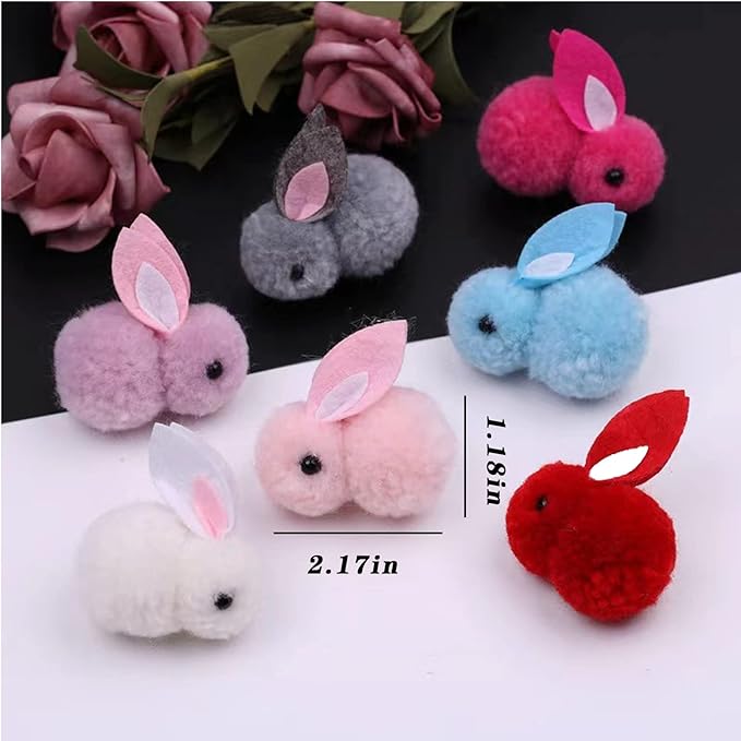 Furry Cat Toys Mice Rattle Interactive Mouse Toy for Indoor Cats Catnip Ball Pet Play Fur Ball Rabbit Assorted Color-PurrikoPets