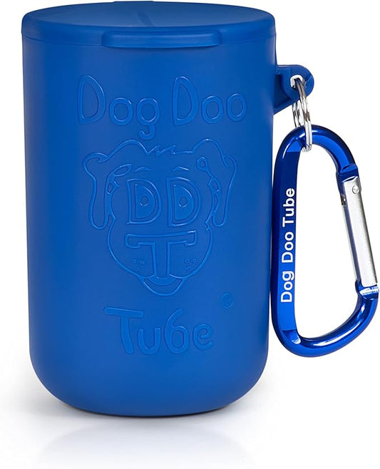 Dog Doo Tube Filled Dog Waste Bag Holders - Reusable Dog Poop Bag Tubes Designed to Keep in Odors and Germs-PurrikoPets