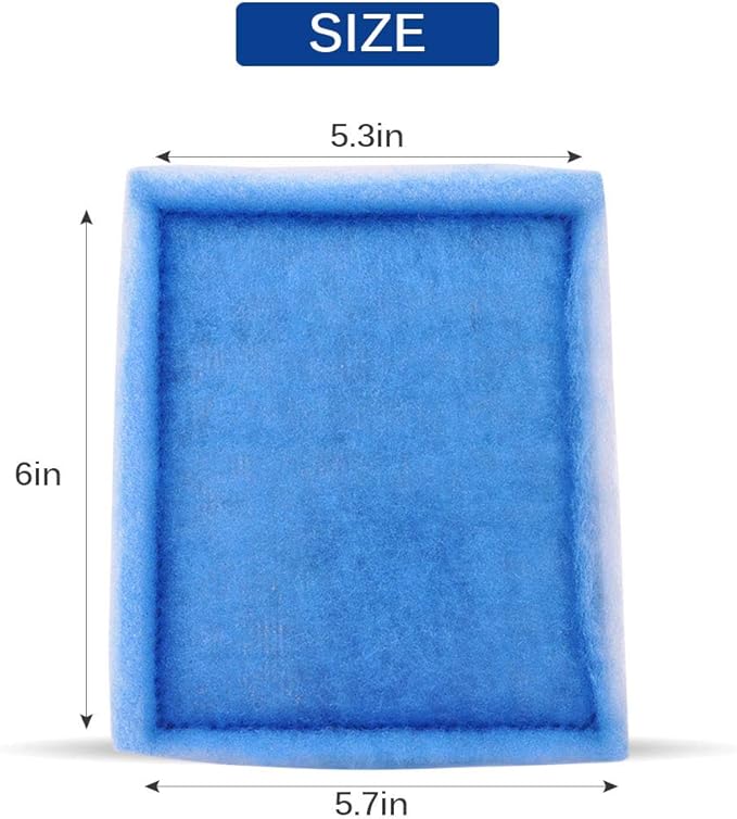 Fish Tank Filters, Aquarium Filter Cartridge Compatible with Rite-Size C & Fit for EZ-Change #3 20-40/30-60 Gallon Fish Tank Power Filter Replacement, 10PACK-PurrikoPets