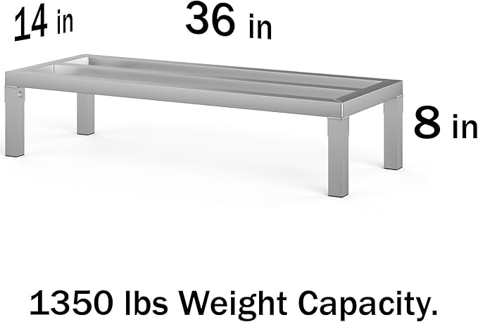 14 in X 36 in. Aquarium Stand | Industrial Style Aluminum Fish Tank Base with Open Frame Design-PurrikoPets