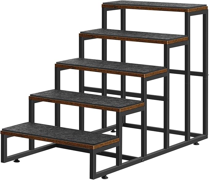 Dog Stairs Ramps Dog Stairs for High Bed Couch 5 Tier Pet Stairs for Small Medium Large Dogs and Cats Pet Step with Non-Slip Stair Tread for Puppy, The Old, and Injured Dogs-PurrikoPets