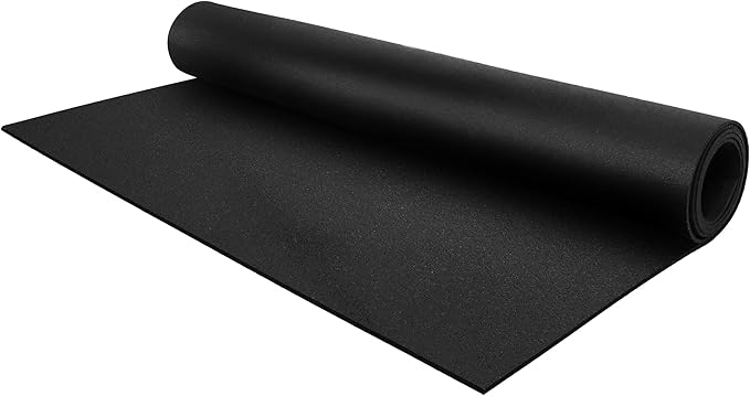 Flooring Inc's 1/4" Thick Tough Rubber Flooring Roll | Flexible Recycled Rubber Floor Mats for Home Gym | Heavy Duty Rubber Mat for Home Gyms, Sheds, Horse Stall Mat or Trailer-PurrikoPets