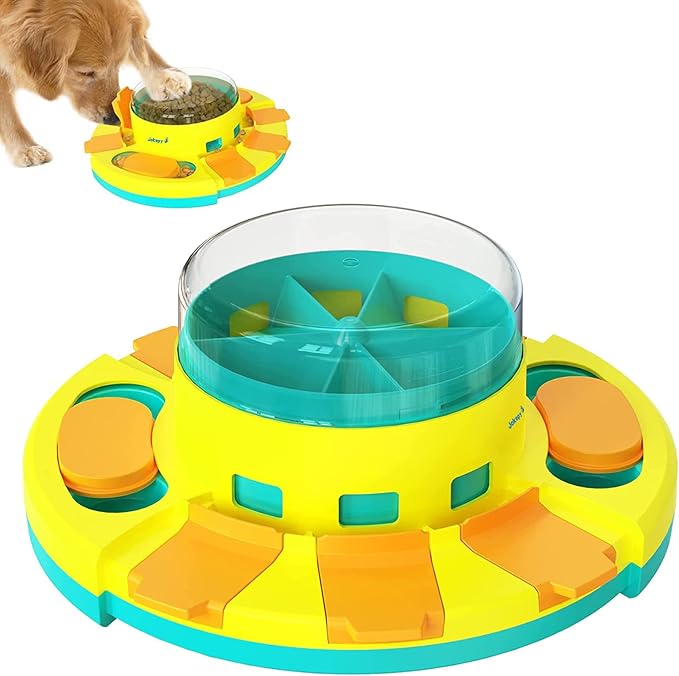 Dog Puzzle Toys for Dog Boredom and Mentally Stimulating, Interactive Slow Food Feeder Dispenser, Professional Level 2 in 1 for Large/Medium/Small Dog-PurrikoPets