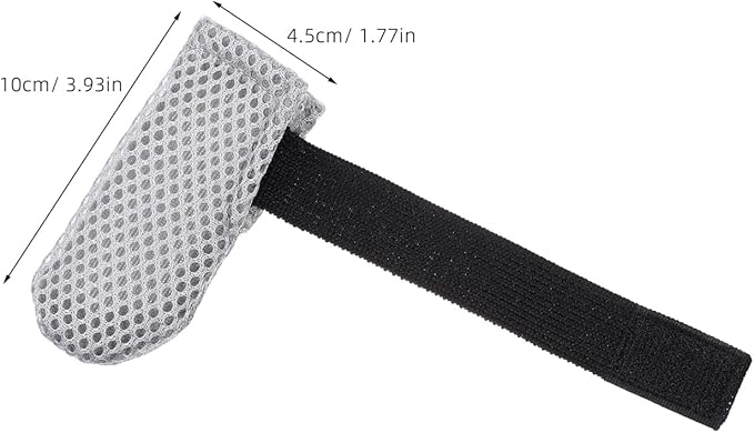 4Pcs Cat Nail Caps, Cats Booties Mittens Paw Covers Caps Shoes for Bathing Shaving Checking Nail Cutting, Pet Grooming Socks AntiScratch Adjustable Pet Claw Protector Foot Sleeves, Grey M-PurrikoPets