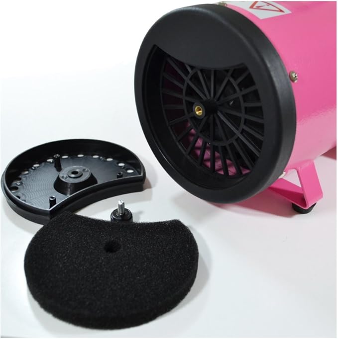Flying Pig High Velocity Dog Pet Grooming Dryer w/Heater (Model: Flying One, Pink)-PurrikoPets