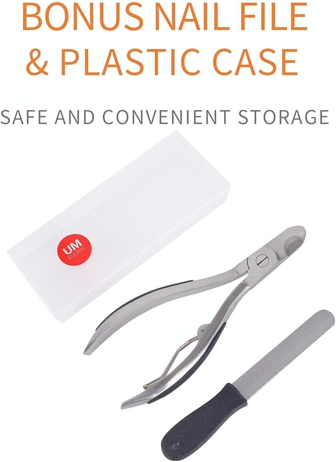 Dog Nail Clipper | Pet Cat Claw Trimmer -Sharp Angled Stainless Steel Blade for Quick Safety -Sturdy Non-Slip Handle -Nail File & Set Box -Professional Tools for Large & Small Pet-PurrikoPets