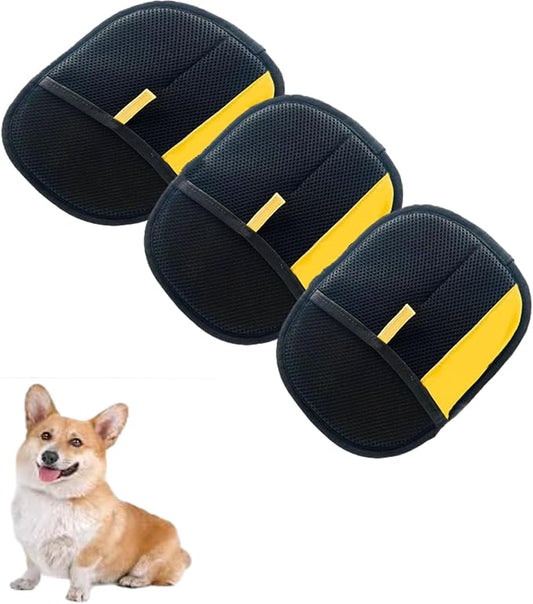 Fursweep Gloves Pet Hair Remover, Kivori Pet Grooming Glove, Pet Hair Remover Electrostatic Gloves, Furmingle Double Sided Cat Grooming Glove, Reusable Cat & Dog Hair Remover, for Couch, Carpet-PurrikoPets