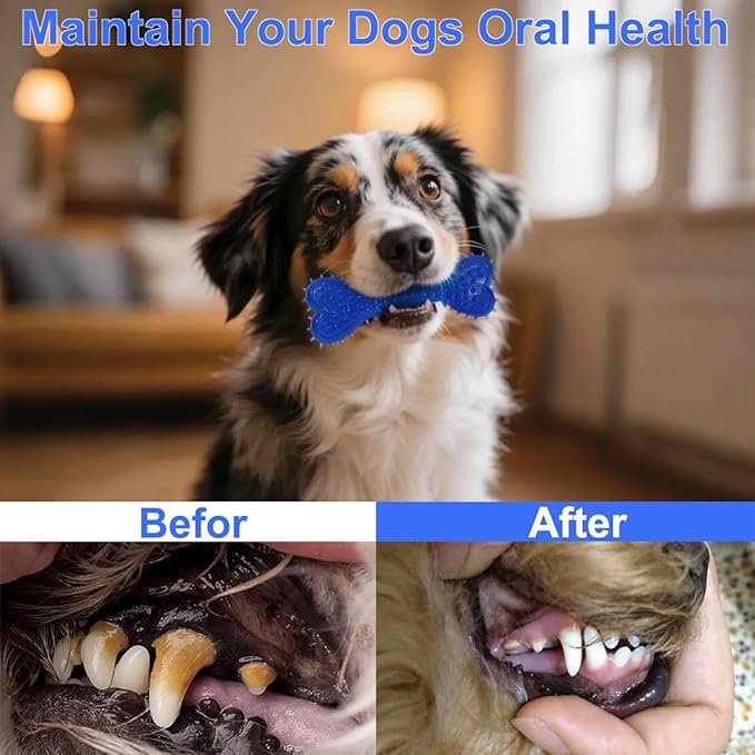 Dog Toys 15 Pack for Teeth Cleaning and Fun, Puppy Teething Chew Toys Interactive Rope Squeaky Treat Balls & Rubber Tous Bulk– Variety Dog Gifts Set Reduce Anxiety & Save Furniture-PurrikoPets