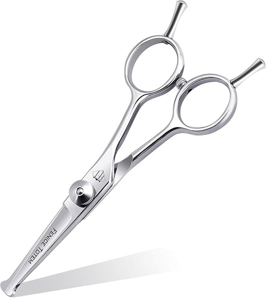 Dog Grooming Scissors: 4.75" Pet Straight Shears Made Of Advanced Stainless Steel Alloy for Trimming Dogs Cats and Other Pets Face and Paws-PurrikoPets