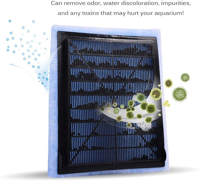 Fish Tank Filters, Aquarium Filter Cartridge Compatible with Rite-Size C & Fit for EZ-Change #3 20-40/30-60 Gallon Fish Tank Power Filter Replacement, 10PACK-PurrikoPets