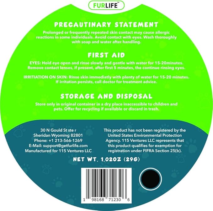 FurLife Flea and Tick Collar for Dogs – Waterproof Black Dog Collar, Pet Supplies for Tick and Flea Prevention for Dogs, Safe for All Breeds-PurrikoPets