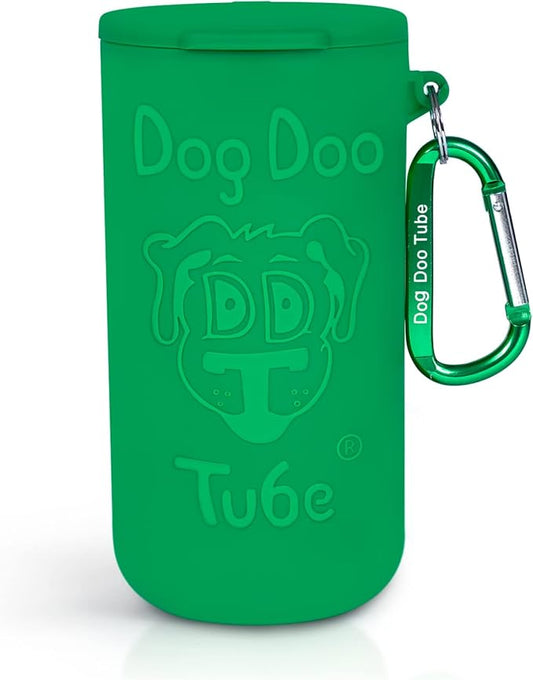 Dog Doo Tube Filled Dog Waste Bag Holders - Reusable Dog Poop Bag Tubes Designed to Keep in Odors and Germs-PurrikoPets