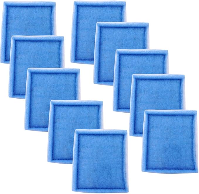 Fish Tank Filters, Aquarium Filter Cartridge Compatible with Rite-Size C & Fit for EZ-Change #3 20-40/30-60 Gallon Fish Tank Power Filter Replacement, 10PACK-PurrikoPets