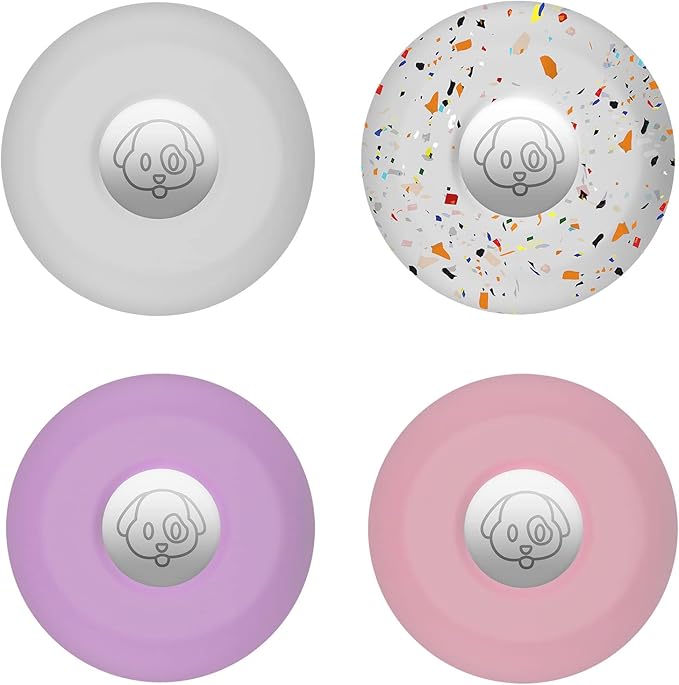 for Airtag Holder for Dog Collar, Cibaabo Silicone Air Tag Case Cover Compatible with Apple Airtags for 0.8-1.2inch Cat Pet Collar Harness Loop-PurrikoPets