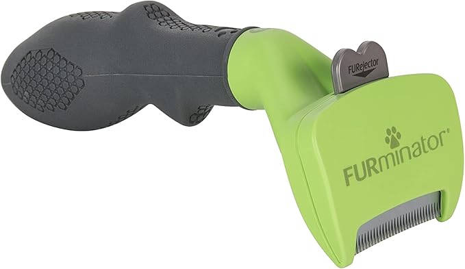 FURminator Small Dog Undercoat deShedding Tool, Long Hair, Reduces Loose Hair from Shedding-PurrikoPets