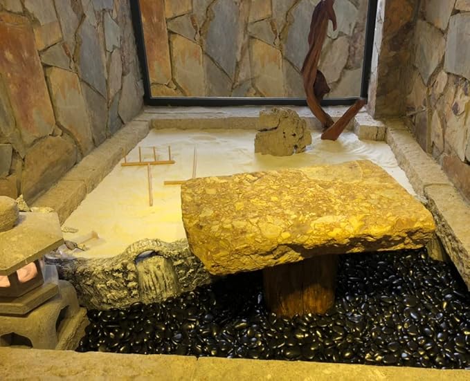 40 lbs Black River Rocks for Landscaping,1-2 Inch Decorative Black Stones Pebbles for Plants, Vase Fillers, Fish Tank and Garden Rocks-PurrikoPets