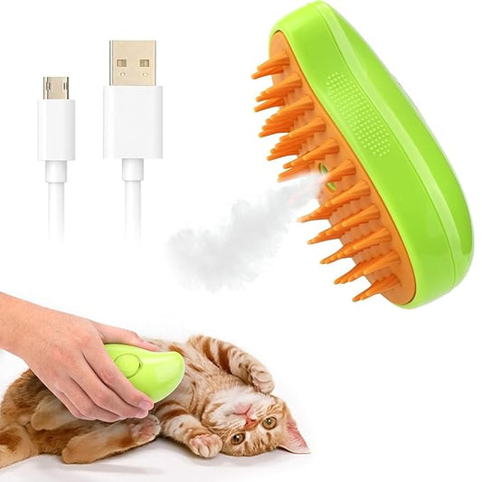 2024 3-in-1 Pet Grooming Tool: Detangling Brush for Massage and Hair Removal, Versatile for Cats and Dogs-PurrikoPets